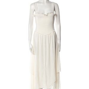 Ramy Brook Cream Midi Dress